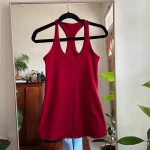 Lululemon red racer back tank top